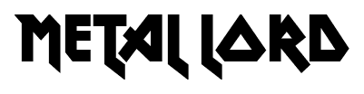 Metal Lord font